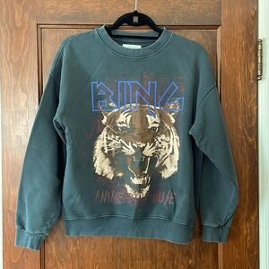 Anine Bing Tiger Sweatshirt, XS